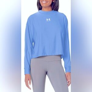 NWOT Under Armour Women's Rival Terry Oversized Crew